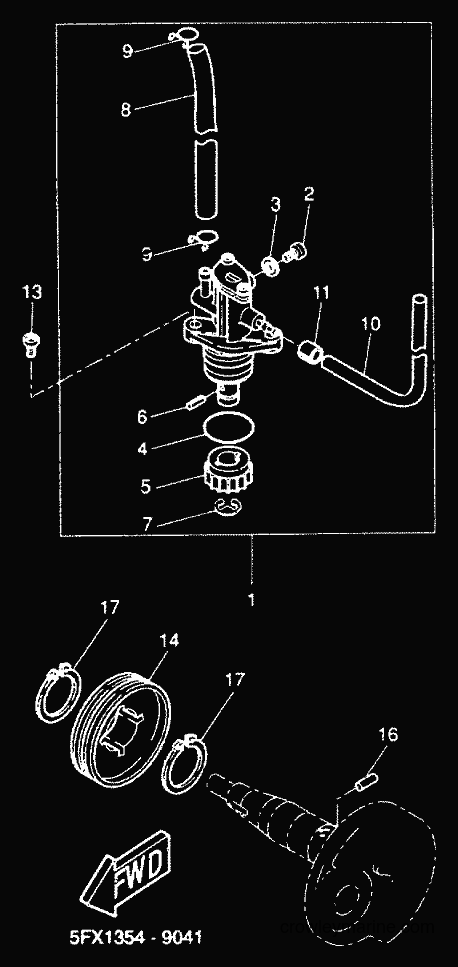 2000 Scooter CW50RS - CW50RS (5JK3) [010] - OIL PUMP