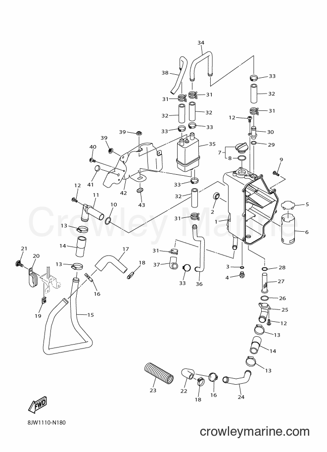2014 Snowmobile SRV10XS - SRV10XS (8JR1) [010] - OIL TANK