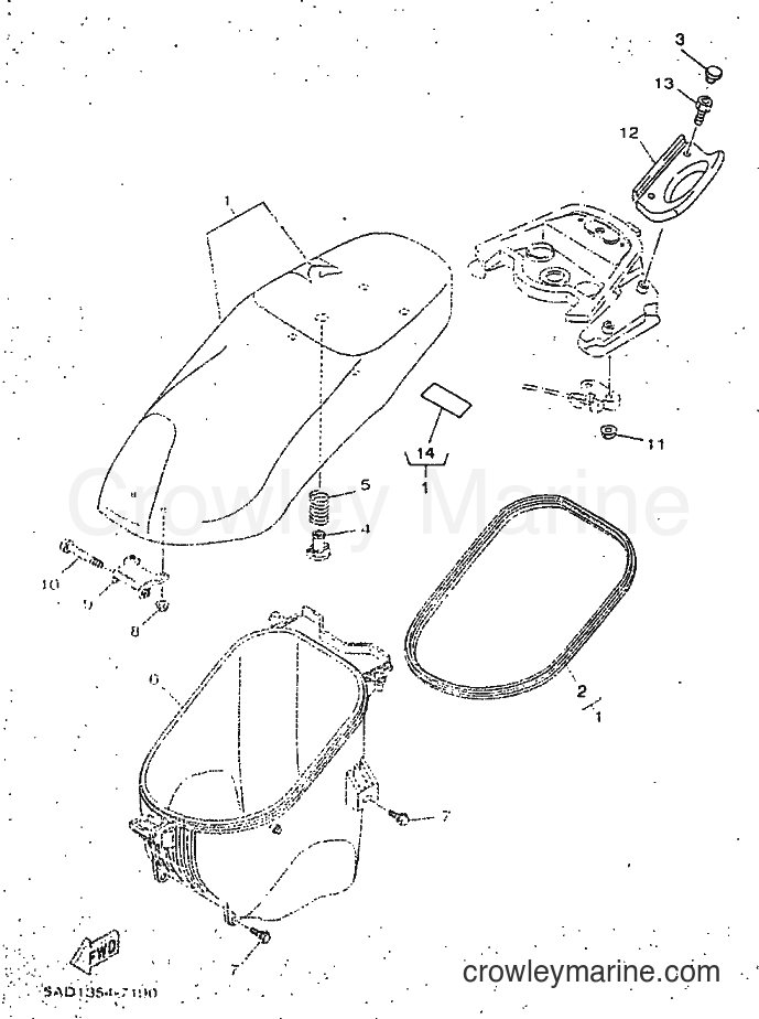 1998 Scooter YN50 - YN50 (5AD5) [010] - SEAT