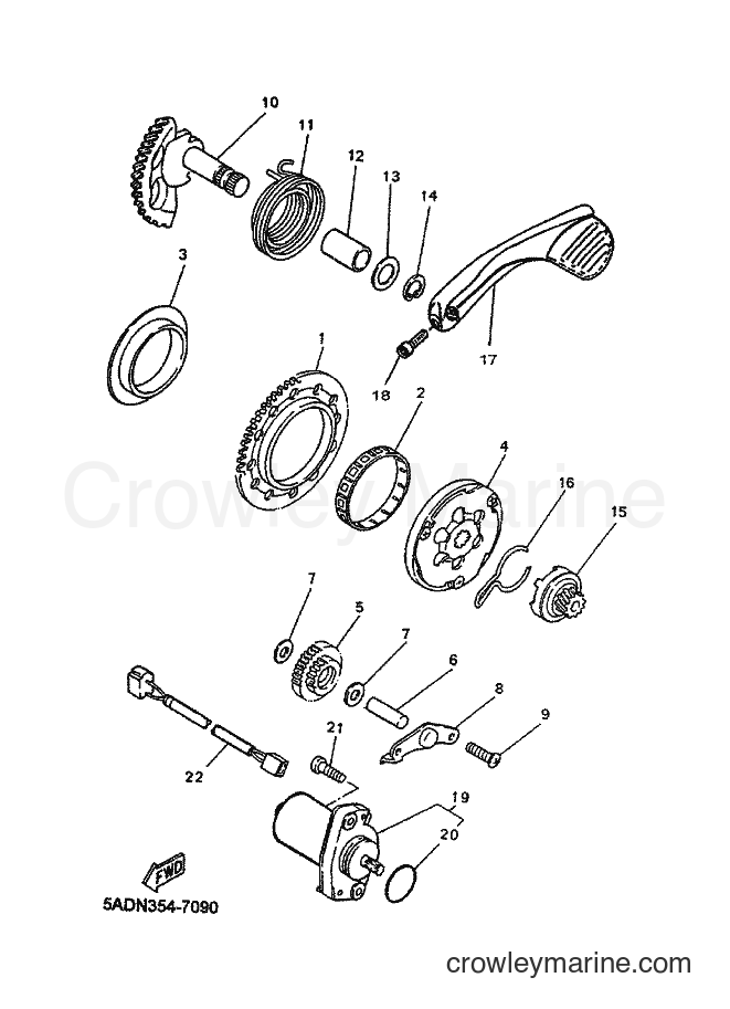 Yamaha Motors YN50 (5BW3) [010] - STARTER