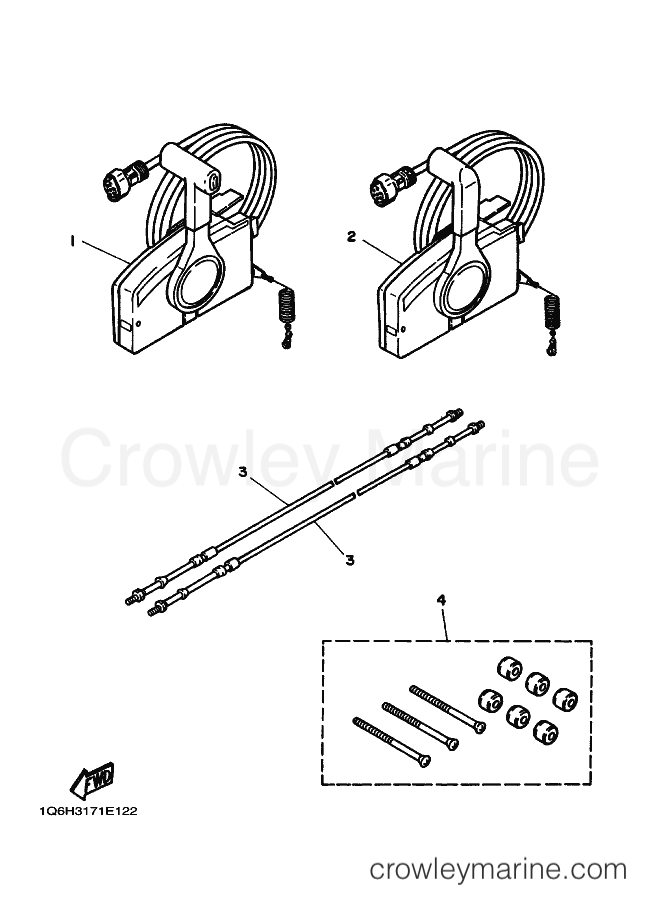 Yamaha Motors 70TRQ (6H30) [010] - REMOTE CONTROL