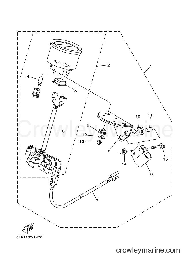 2005 ATV YFM660R - YFM660R (5LPU) [010] - ALTERNATE FOR METER