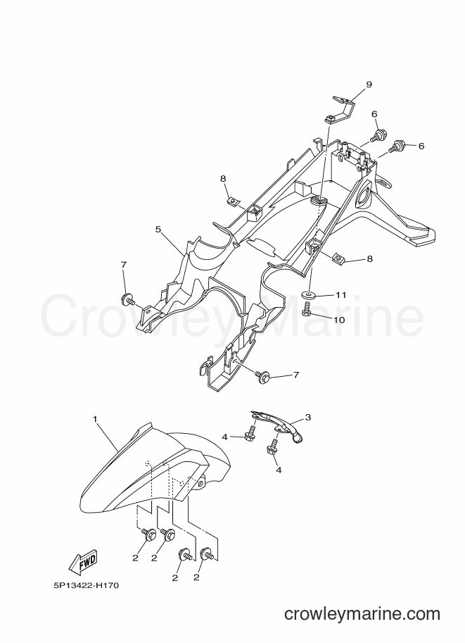 Yamaha Motors AT135C (5P18) [010] - FENDER