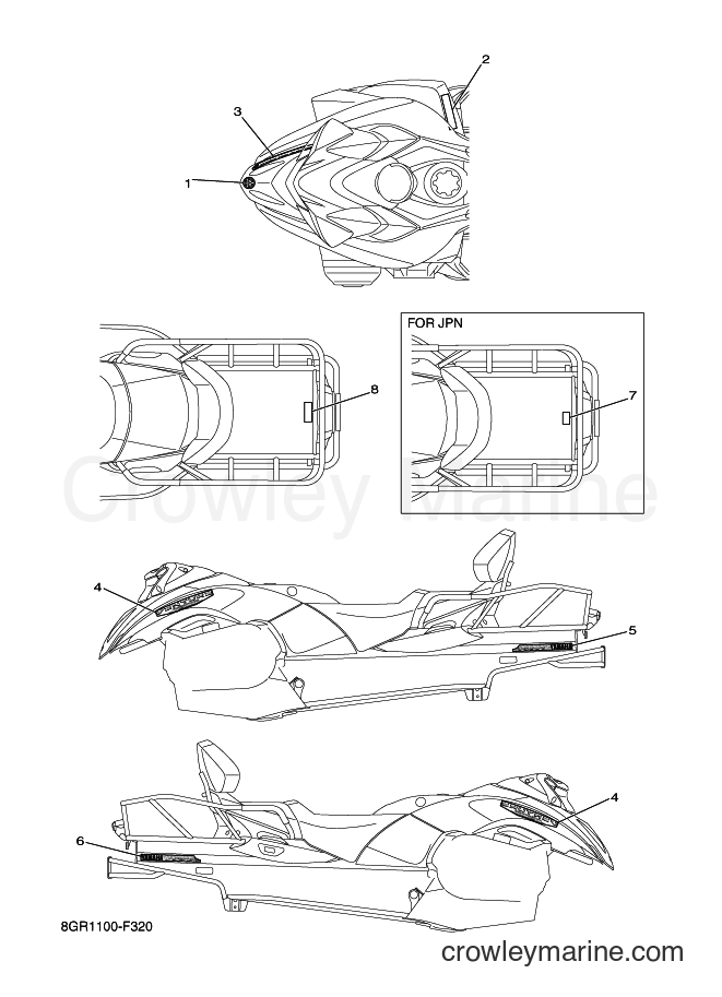 Yamaha Motors RPZ50MP (8GR2) [030] - EMBLEM