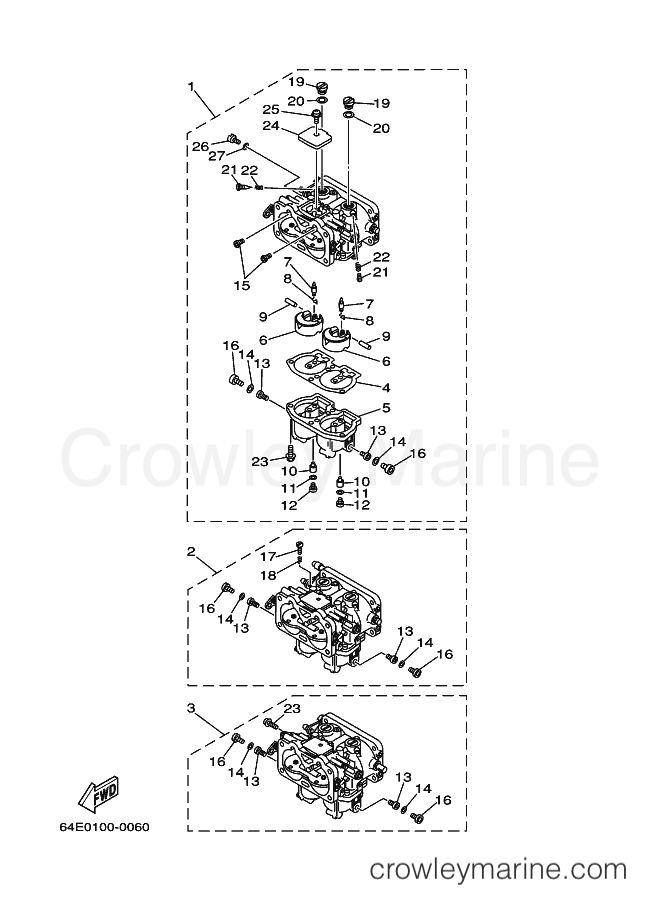Yamaha Motors S200TXR (64E) [070] - CARBURETOR