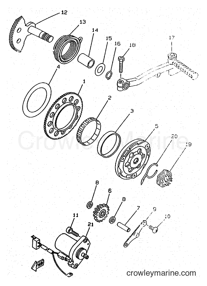 Yamaha Motors CW50RSX (5CD2) [999] - STARTER