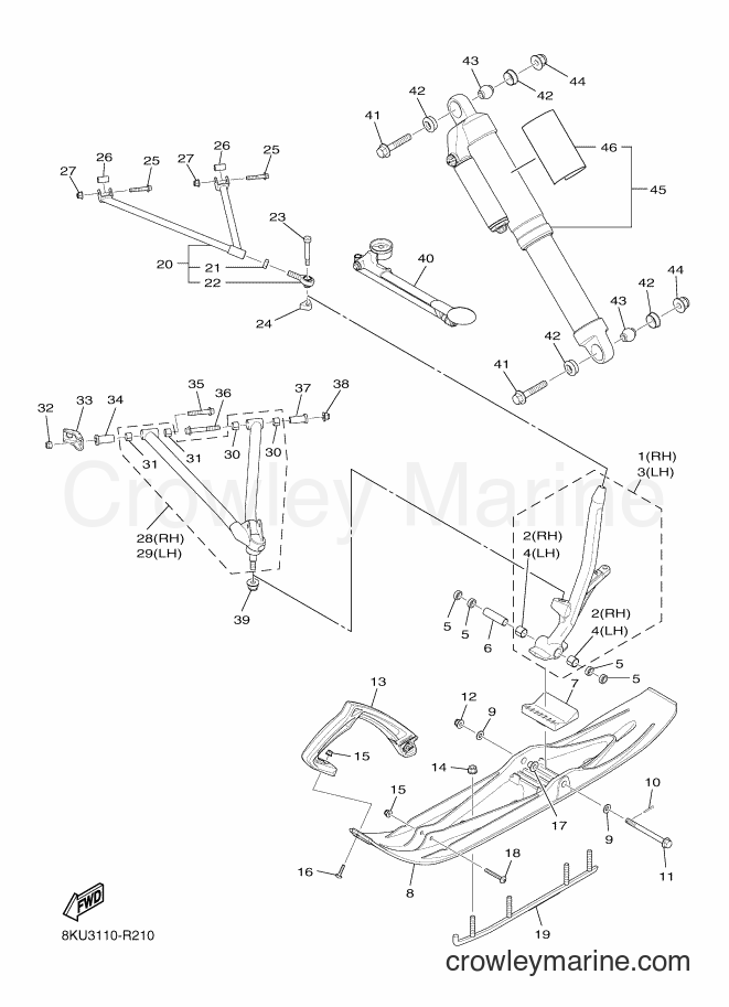 Yamaha Motors SRV10ML3 (8LL1) [010] - SKI
