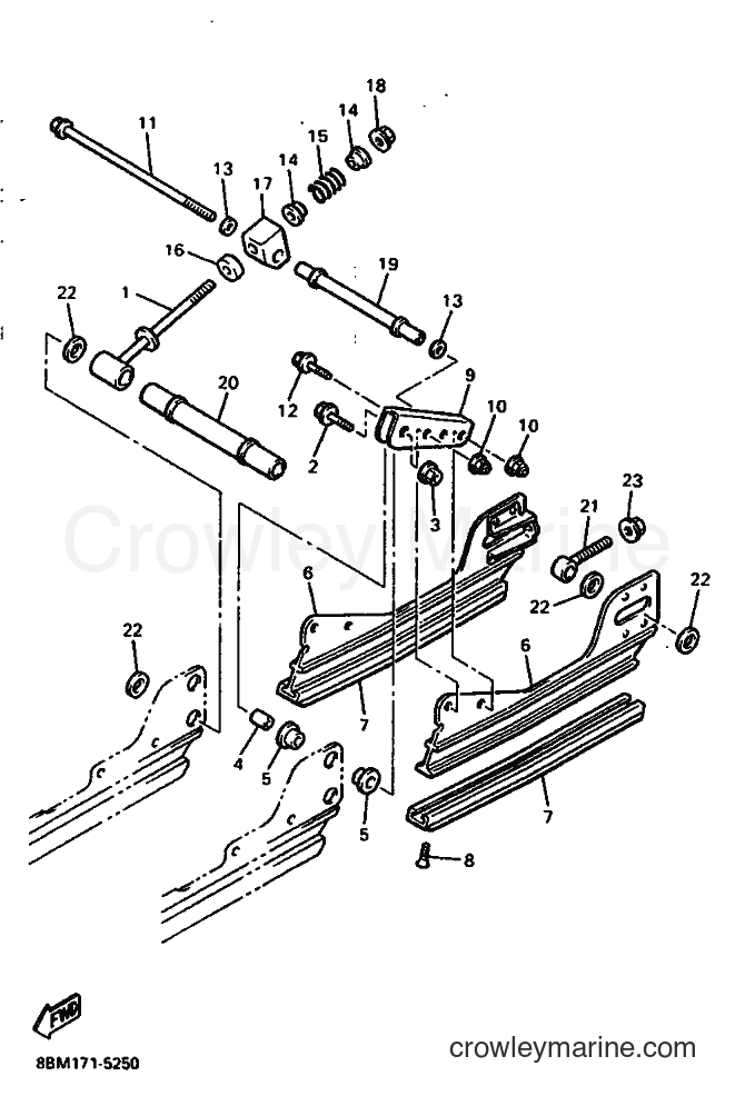1995 Snowmobile VT480TF - VT480TF (88K5) [010] - TRACK SUSPENSION 3
