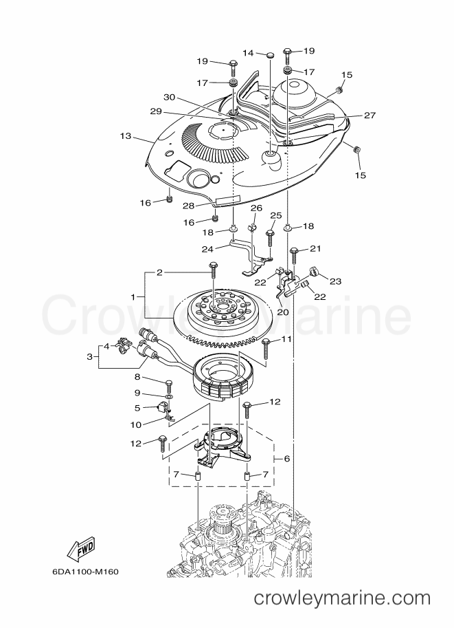 Yamaha Motors F175LA-2015 (6FA2) [110] - GENERATOR
