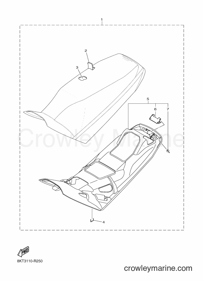 Yamaha Motors SRV10MS2 (8KT3) [010] - SEAT