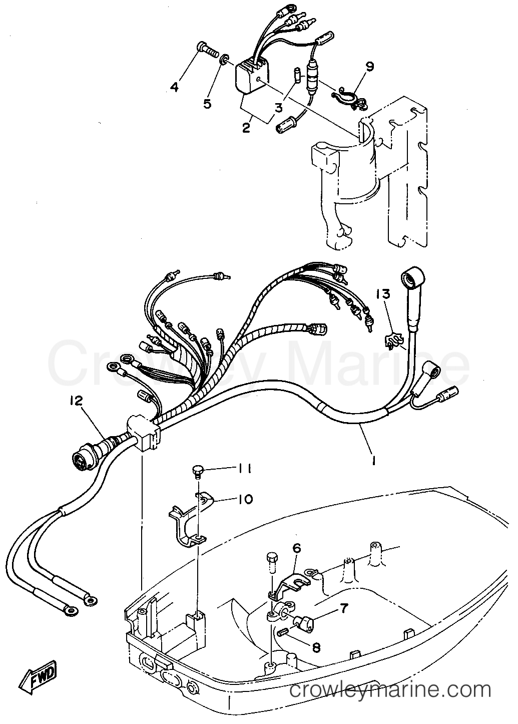 Yamaha Motors 50EJRS - ELECTRICAL 2