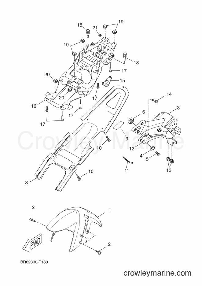2018 Sport Bike YZF-R125A - YZF-R125A (BR62) [080] - FENDER