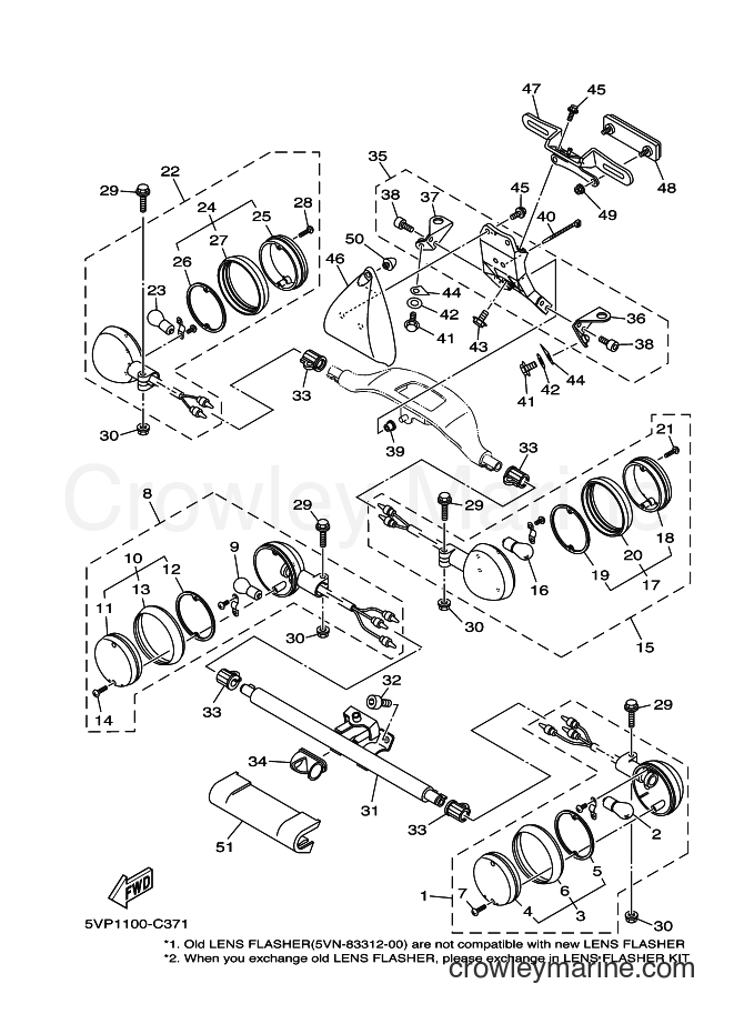 2004 Cruiser XV1700AT - XV1700AT (5VP3) [020] - FLASHER LIGHT