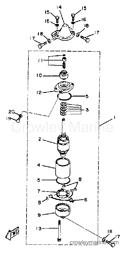 Yamaha Motors 175ETXK - ELECTRIC MOTOR