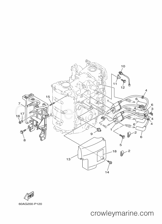 Yamaha Motors FT50CET (61SG) [360] - ELECTRICAL 1