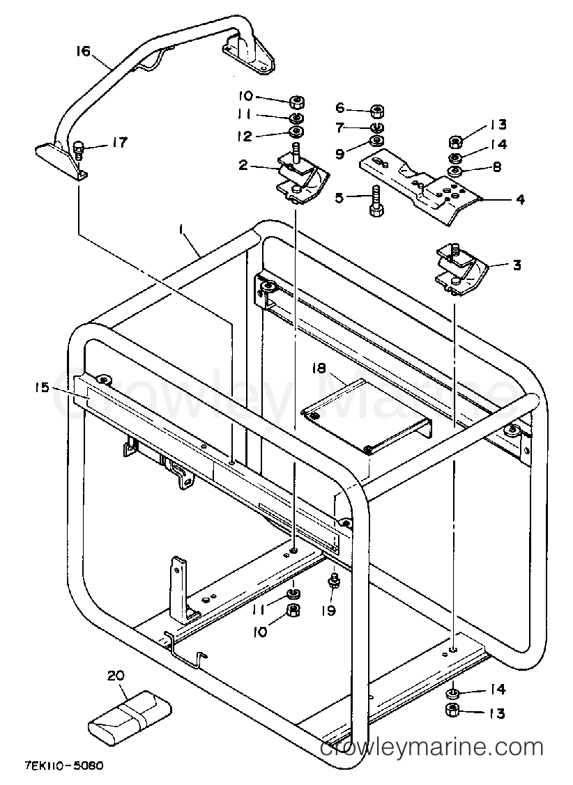 Yamaha Motors EC2000 - FRAME EC2800