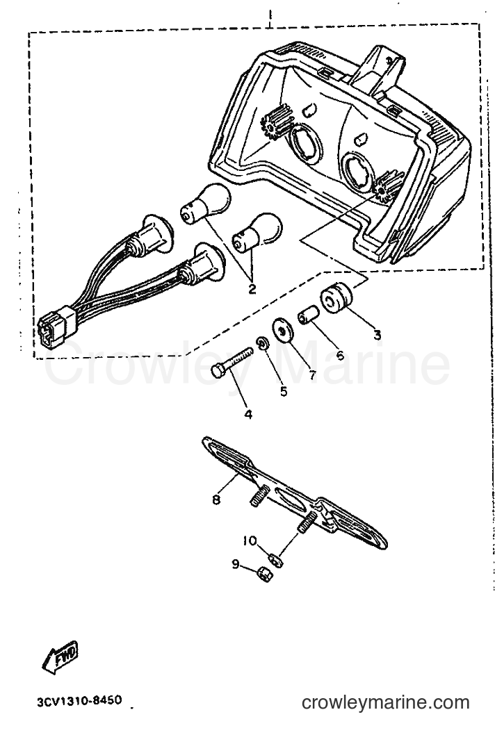 Yamaha Motors FJ1200 (3CV1) [99A] - TAILLIGHT