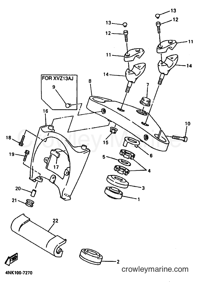 1997 Cruiser XVZ13A - XVZ13A (4NK6) [010] - STEERING