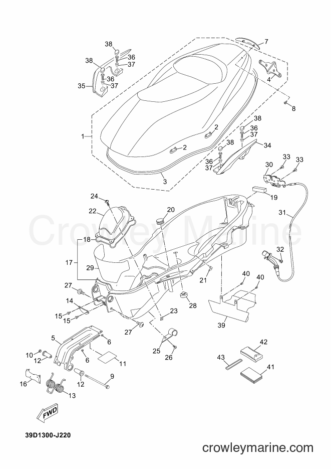 2011 Scooter YP125RA - YP125RA (39D4) [010] - SEAT