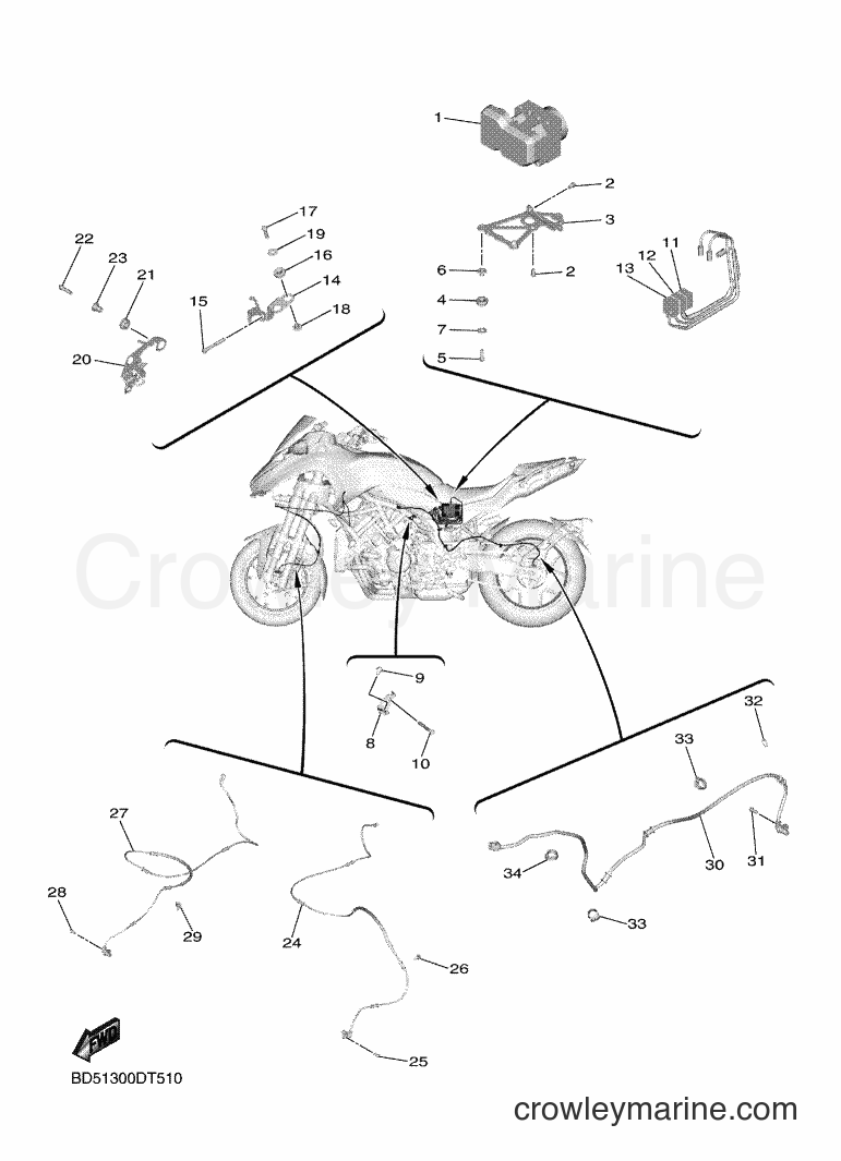 Yamaha Motors MXT850 (BD51) [010] - ELECTRICAL 3