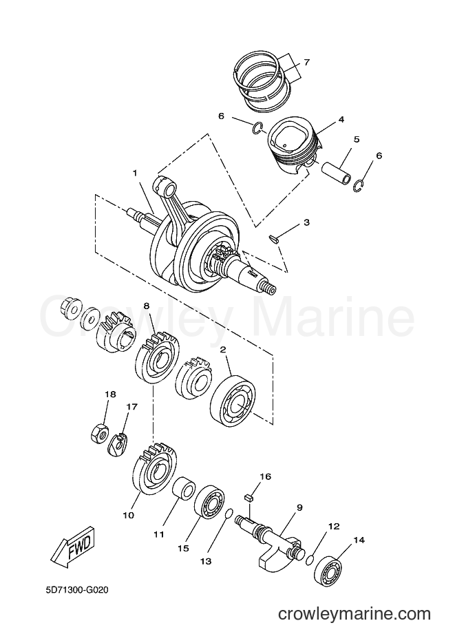 2009 Dirt Bike WR125X - WR125X (22B2) [060] - CRANKSHAFT & PISTON