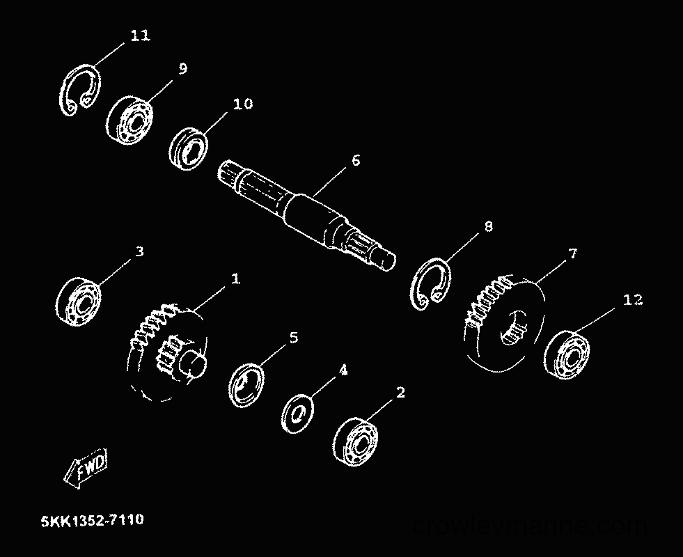 1999 Scooter YN100 - YN100 (5KK1) [99C] - TRANSMISSION