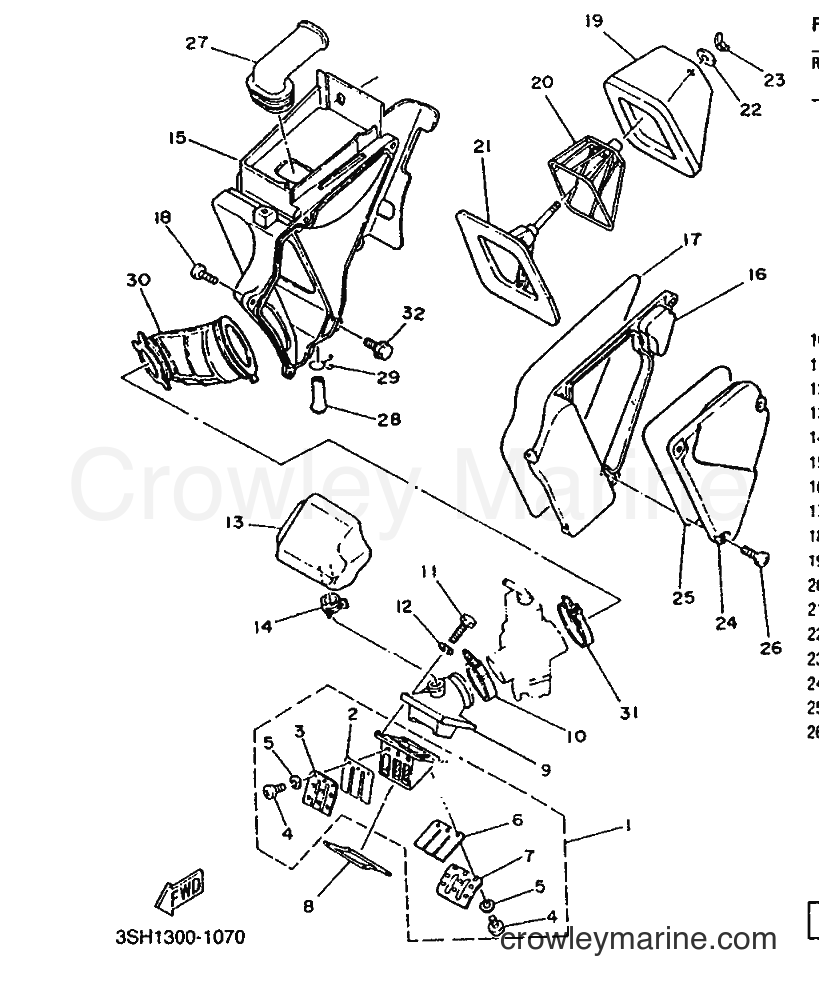 1991 Dirt Bike TDR125 - TDR125 (3SH2) [999] - INTAKE