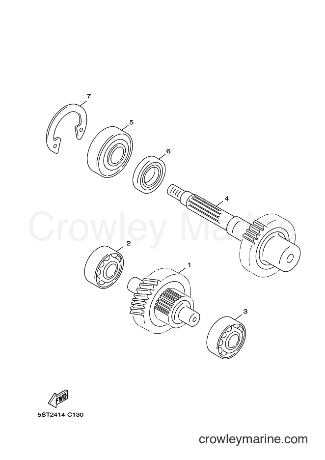 Yamaha Motors XC50 (1TSA) [010] - TRANSMISSION