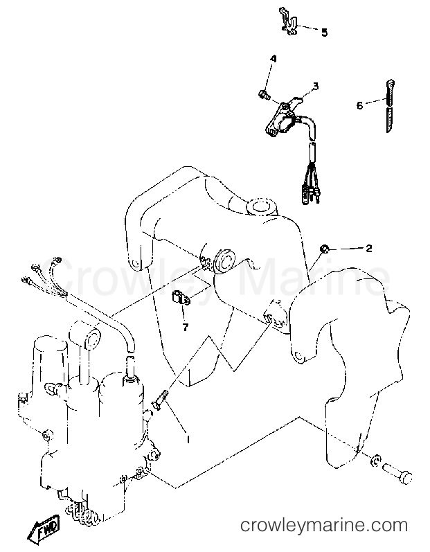 Yamaha Motors 50ETMLD - BRACKET 2