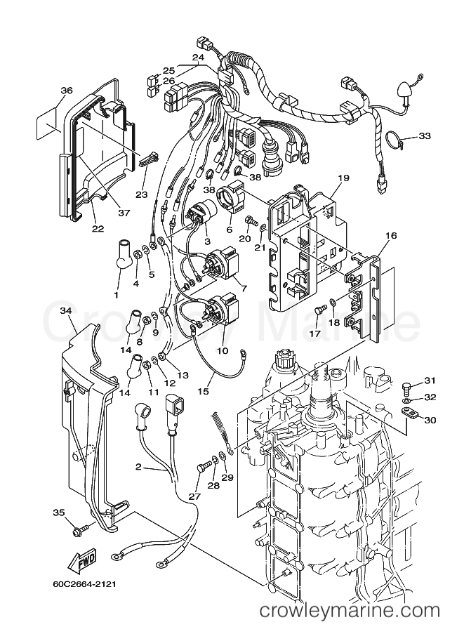 Yamaha Motors F100CETL (60D3) [020] - ELECTRICAL 2