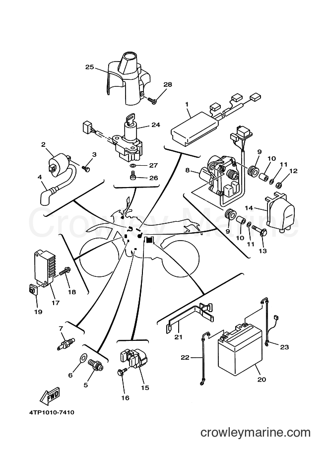 1999 Dirt Bike DT230 - DT230 (4TP3) [010] - ELECTRICAL 1