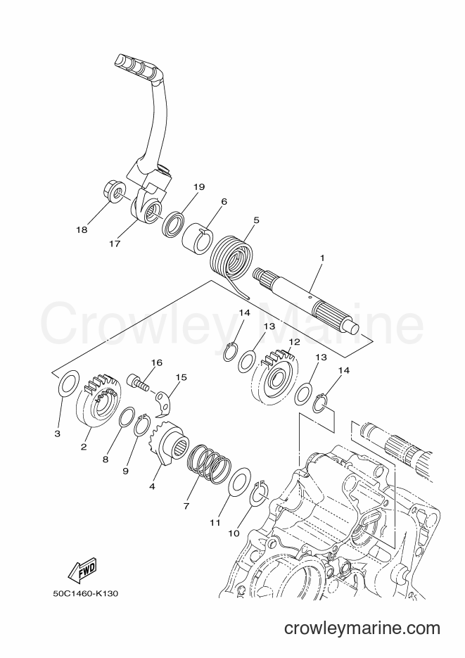 Yamaha Motors T135HC (50C5) [010] - STARTER