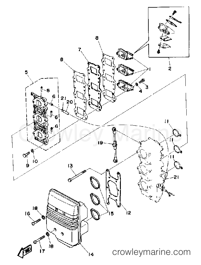 Yamaha Motors PRO50LD - INTAKE