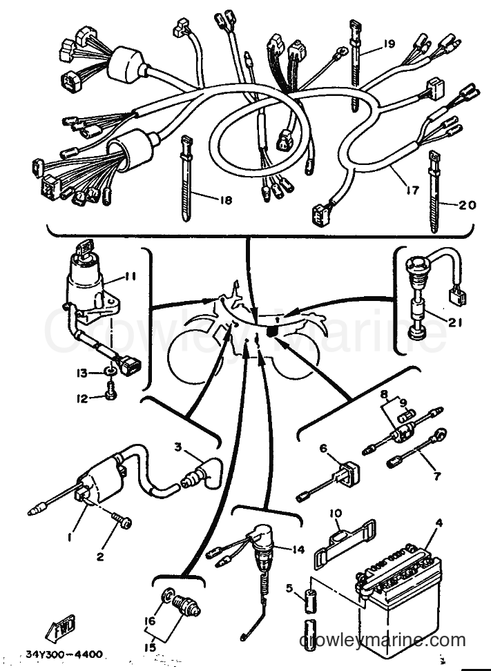 1987 Dirt Bike DT125 - DT125 (35E) [999] - ELECTRICAL 1