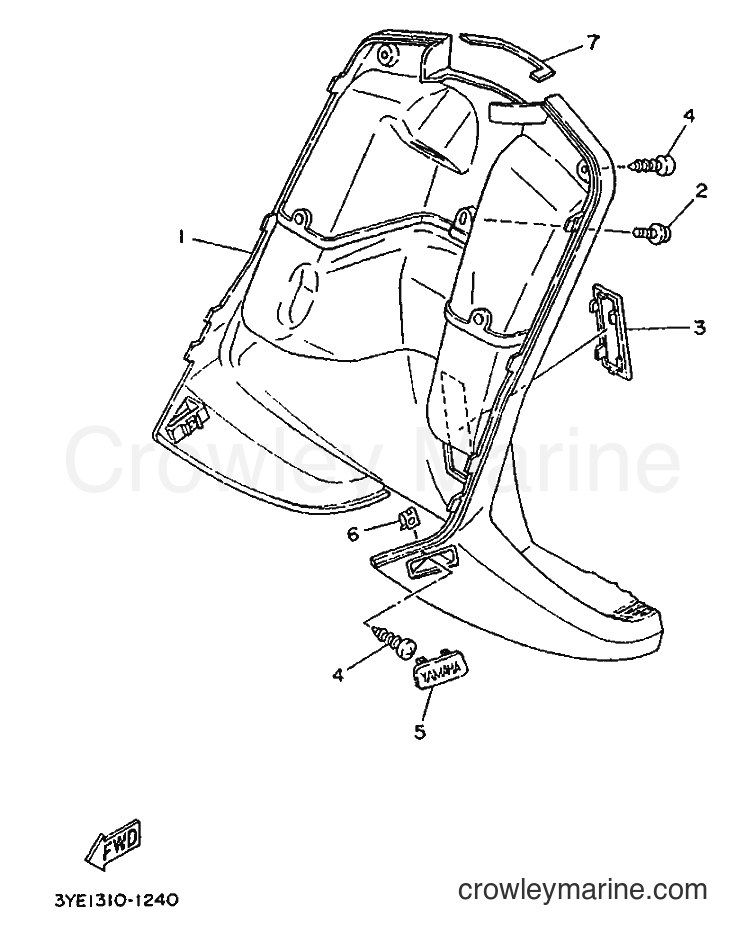 1991 Scooter CY50 - CY50 (3SA2) [010] - LEG SHIELD