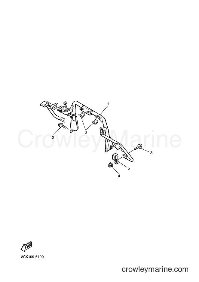 Yamaha Motors VT480 (8BK3) [020] - STEERING GATE