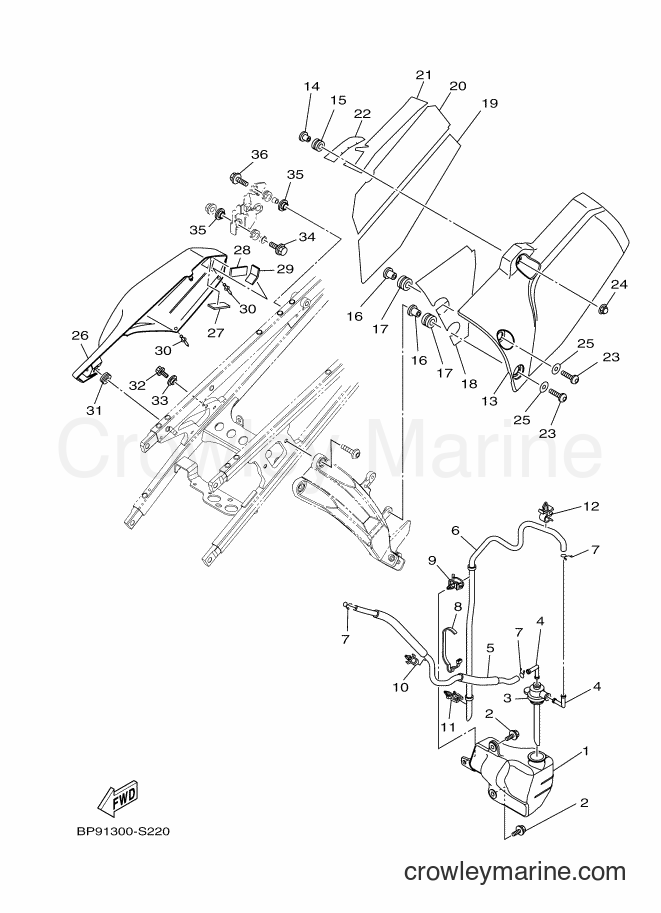 2018 Dirt Bike XT1200ZE - XT1200ZE (BP96) [010] - SIDE COVER