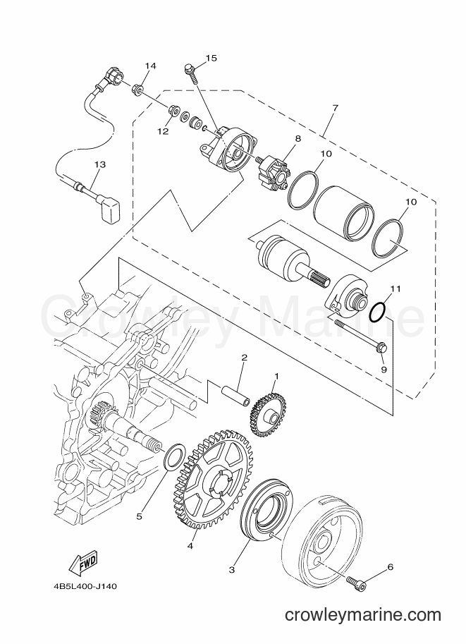 Yamaha Motors XP500 (4B5L) [010] - STARTER
