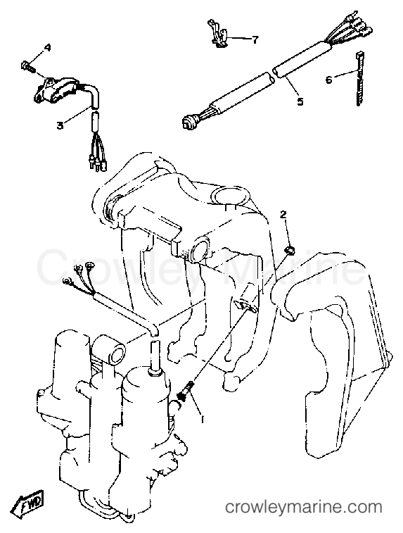 Yamaha Motors 90TLRP - BRACKET 2