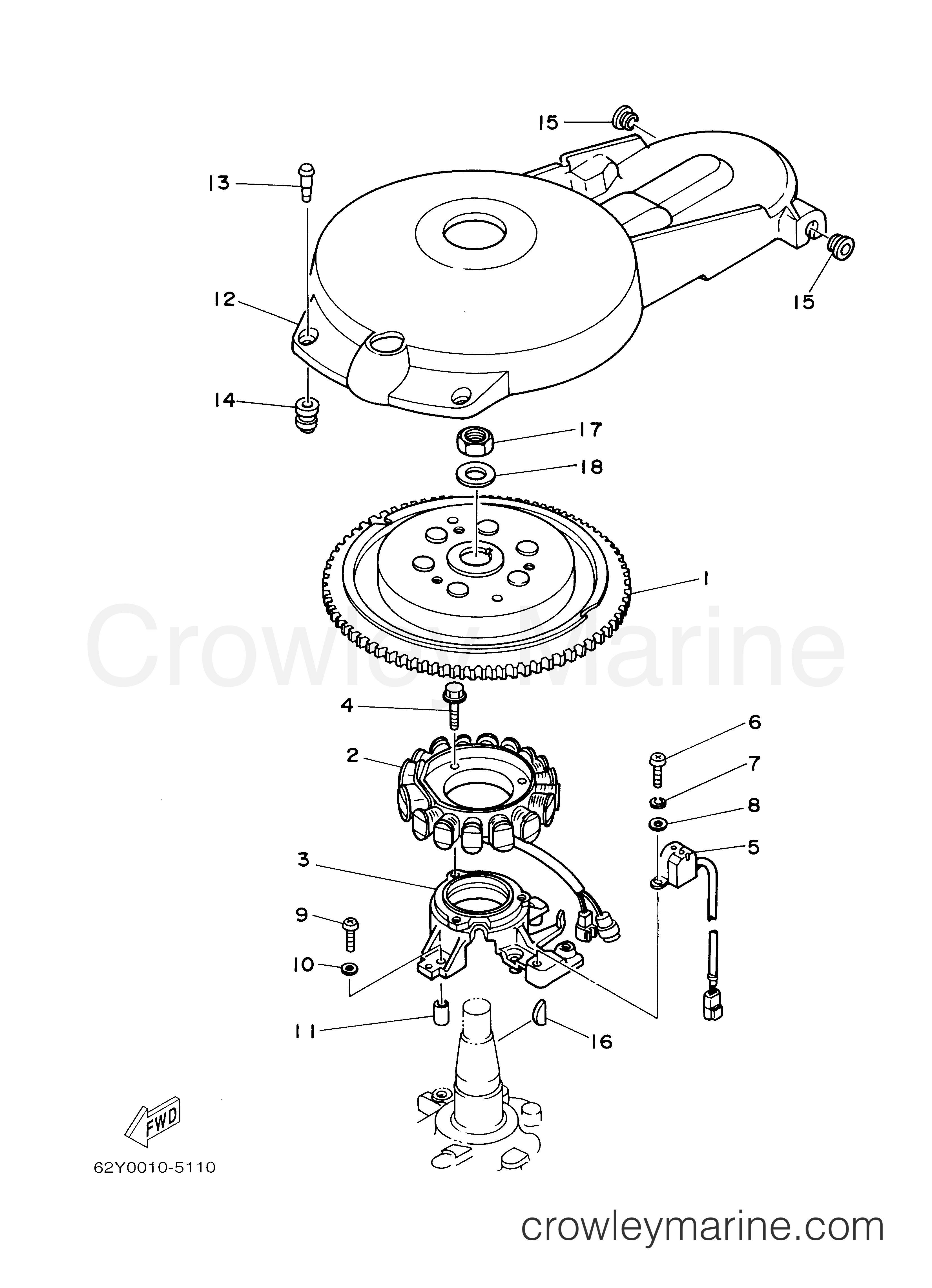 Yamaha Motors T50TLRY - GENERATOR