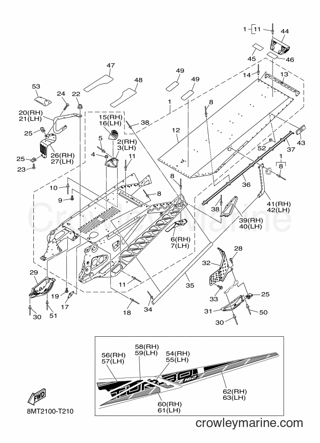 2018 Snowmobile SRS10ML62 - SRS10ML62 (8MT2) [010] - FRAME 2