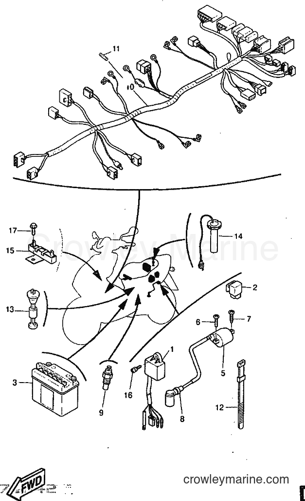 1997 Scooter YQ50 - YQ50 (5BS1) [999] - ELECTRICAL 2