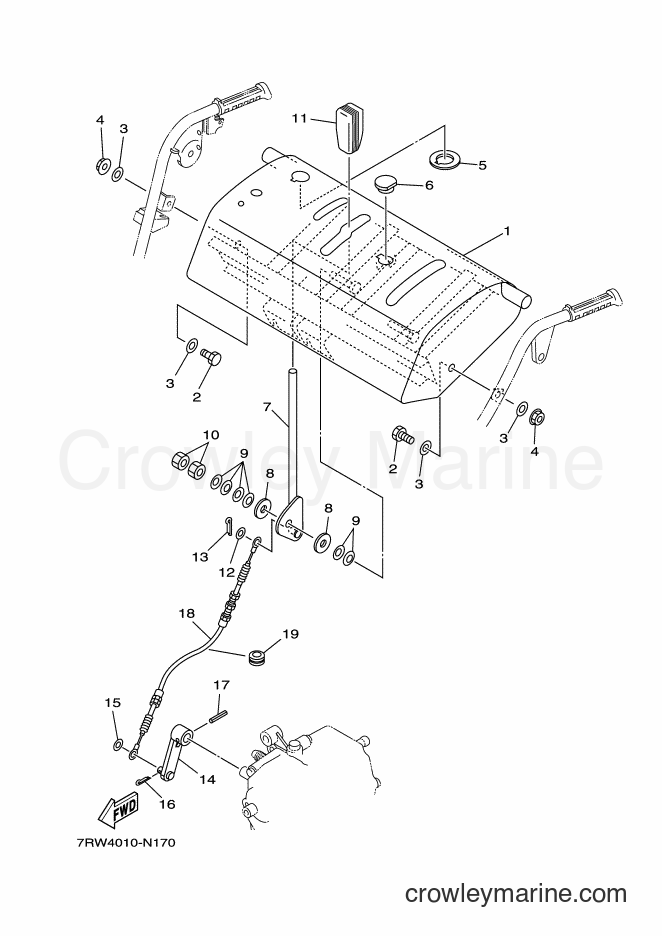 Yamaha Motors YT1070 (7RW4) [010] - CONTROL BOX