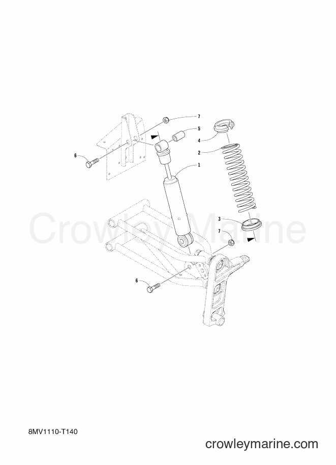 2018 Snowmobile SRX120 - SRX120 (8MV2) [010] - FRONT SUSPENSION 2