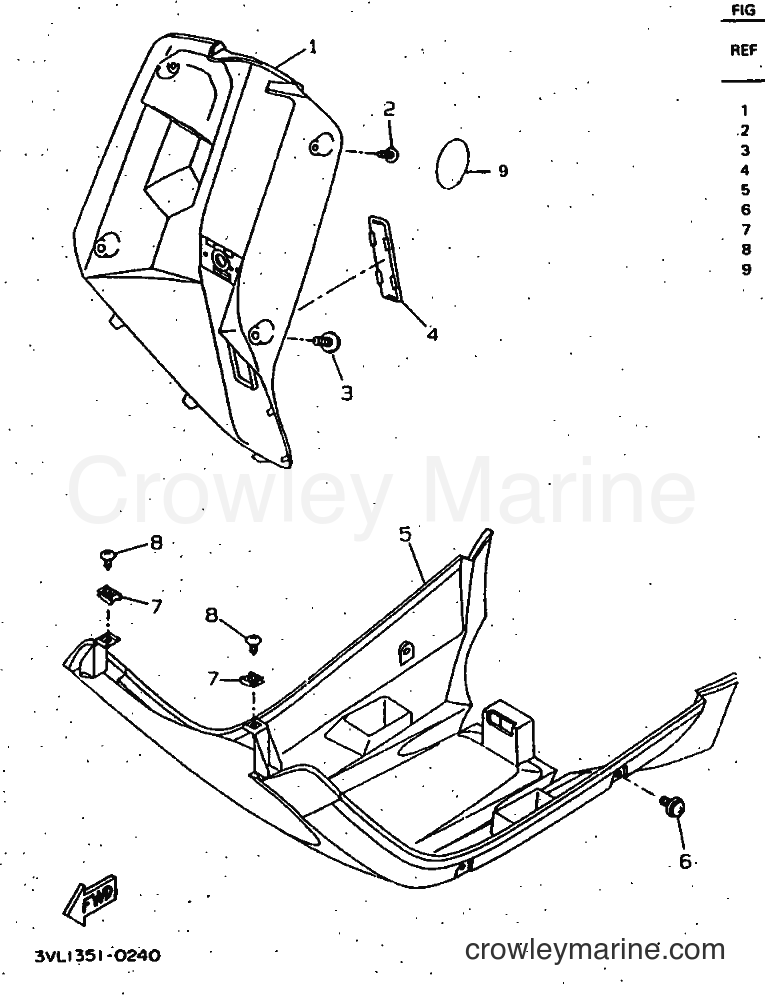 1997 Scooter CW50 - CW50 (4VV9) [999] - LEG SHIELD