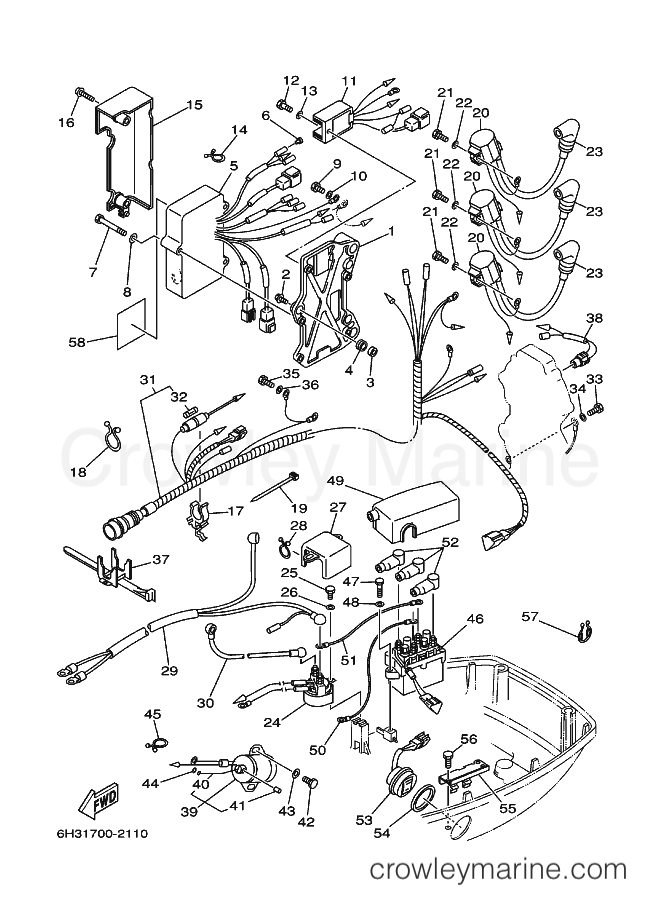 Yamaha Motors 60FETL (6H27) [090] - ELECTRICAL