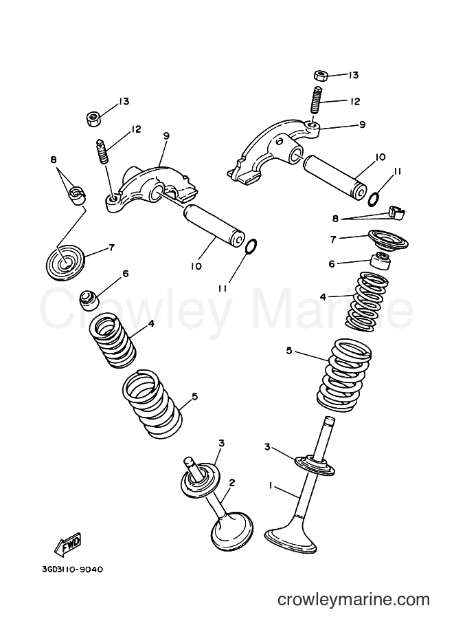 1995 ATV YFM400FW - YFM400FW (4GBA) [010] - VALVE