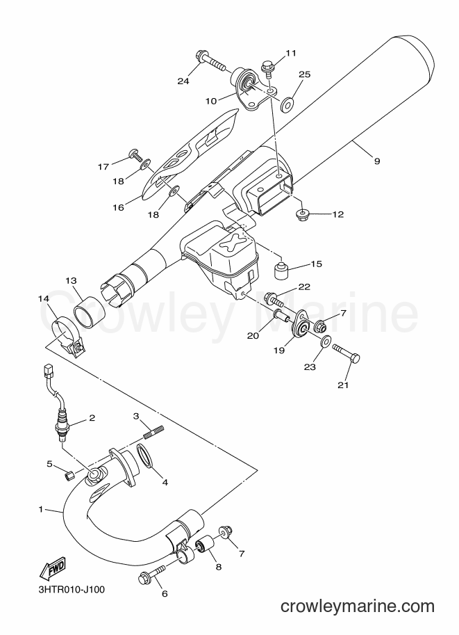 2017 Street Bike SR400 - SR400 (B0H1) [010] - EXHAUST
