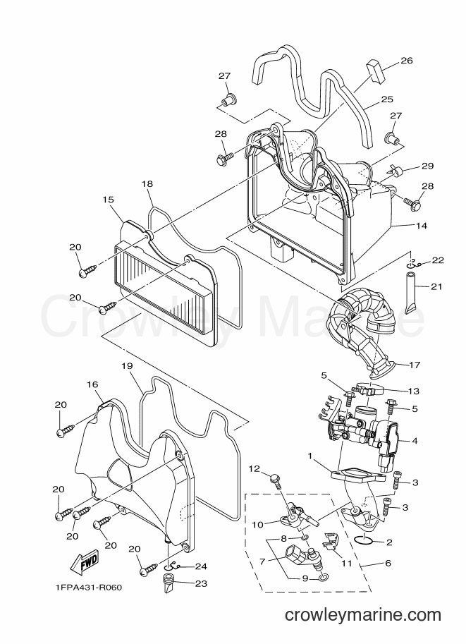 Yamaha Motors T115FLSEC (1FCD) [010] - INTAKE
