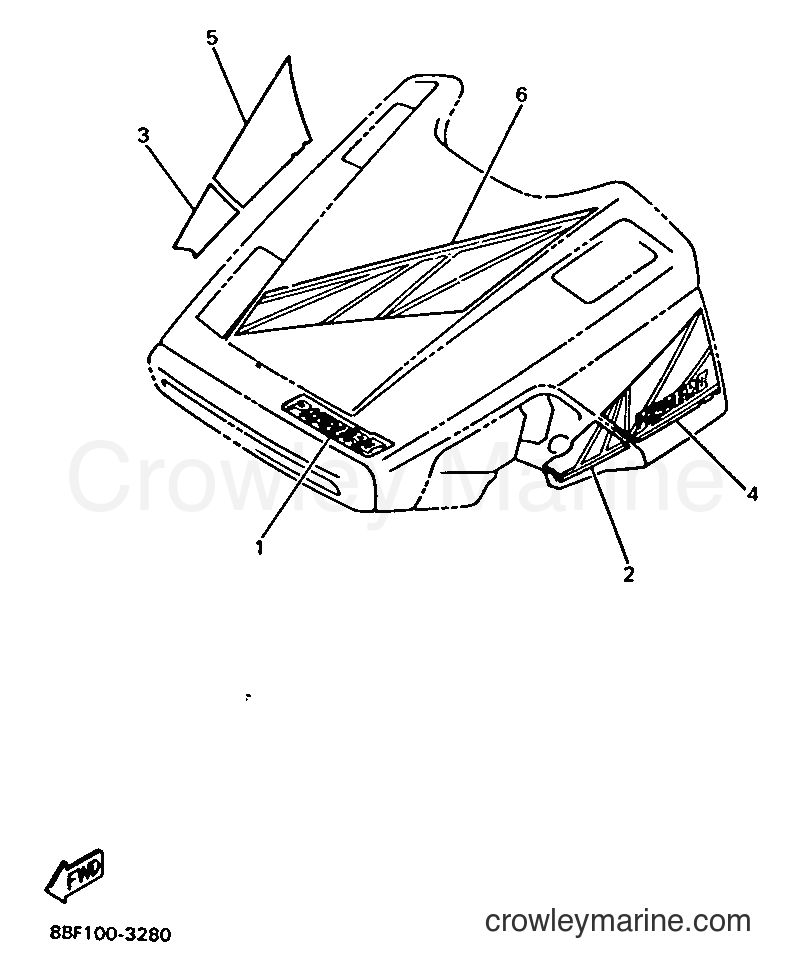 1994 Snowmobile PZ480ST - PZ480ST (8BH1) [020] - EMBLEM